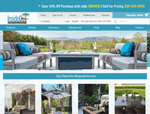Tablet Screenshot of insideoutfurnituredirect.com